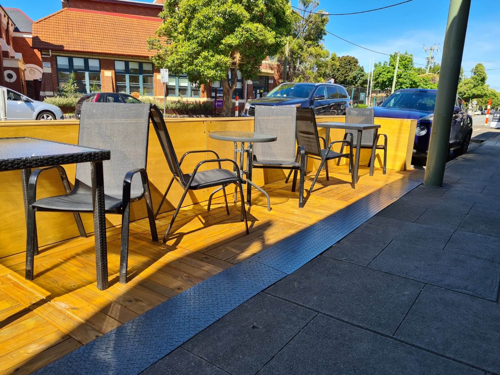 Elwood Lounge Parklet, Marine Ply 