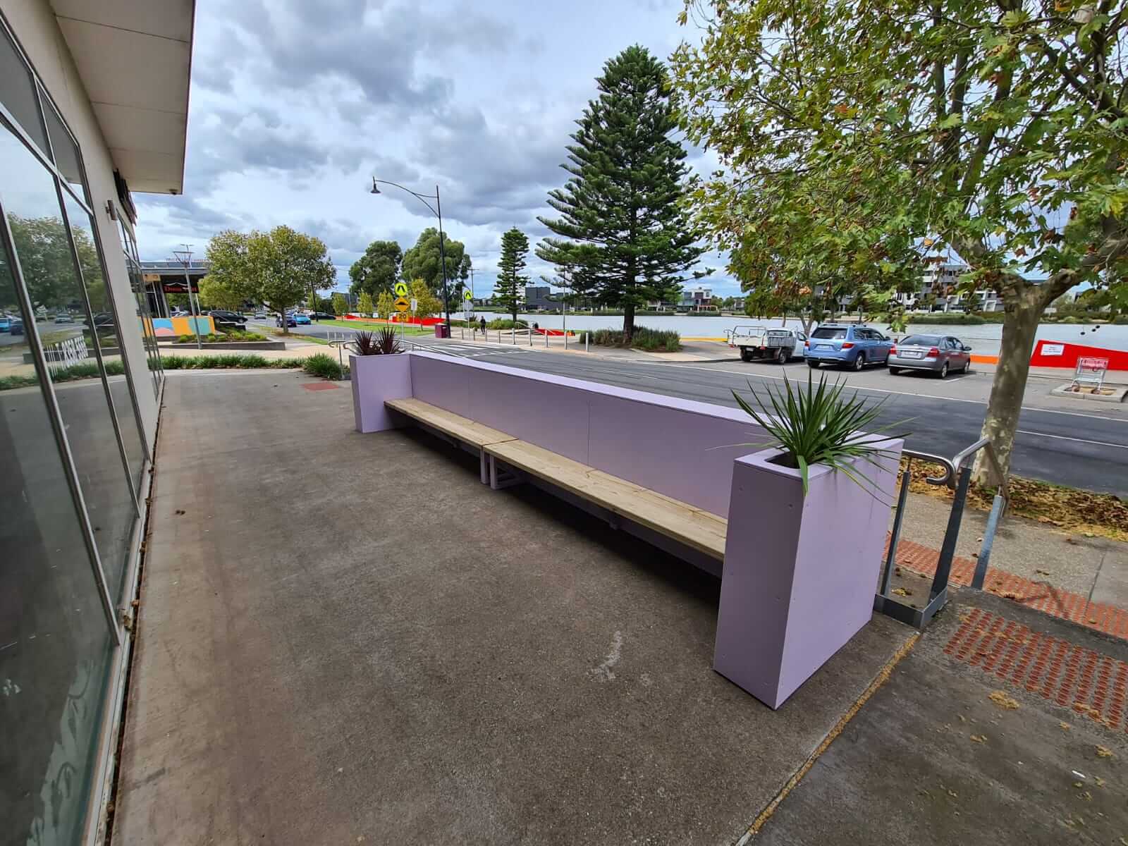 Planter Box Bench Seat, Melton City Council