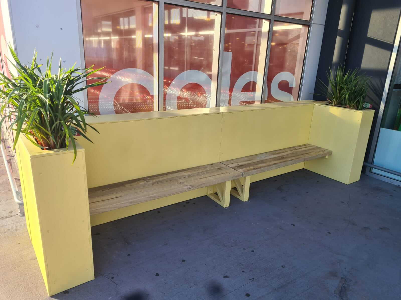 Planter Box Bench Seat, Melton City Council