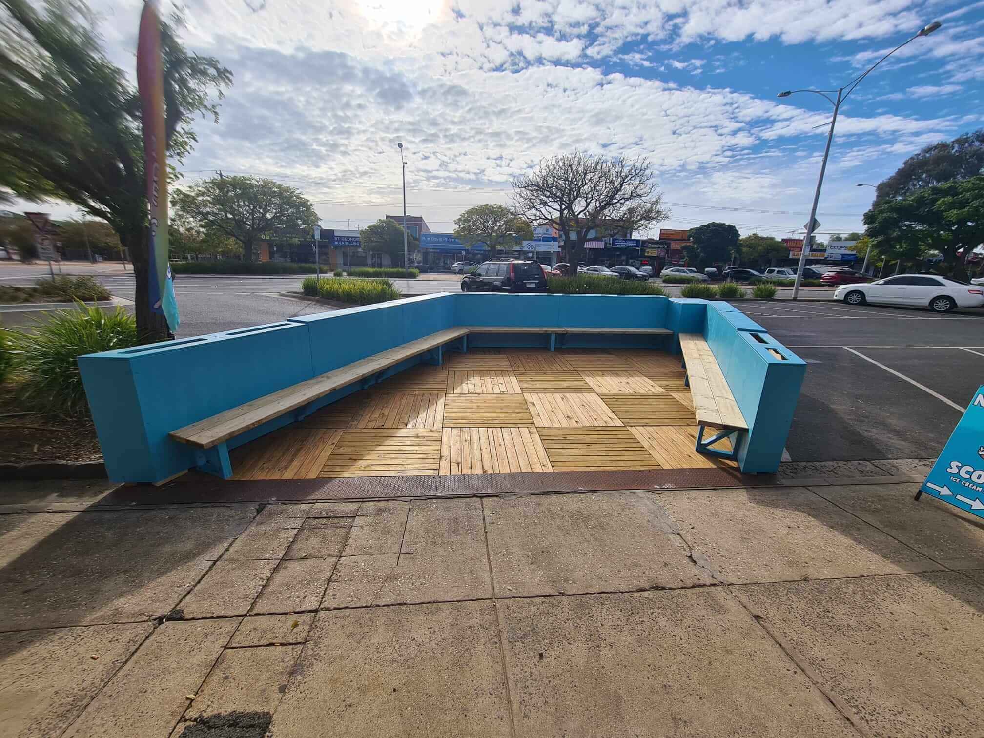 Scoops Ice Cream Parklet, Melton City Council